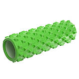 Ролер масажний циліндр (ролик мфр) 45 см Grid Bubble Roller FI-6672, фото 7
