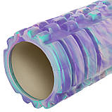 Ролер масажний циліндр (ролик мфр) 45 см Grid Combi Roller FI-9373, фото 4