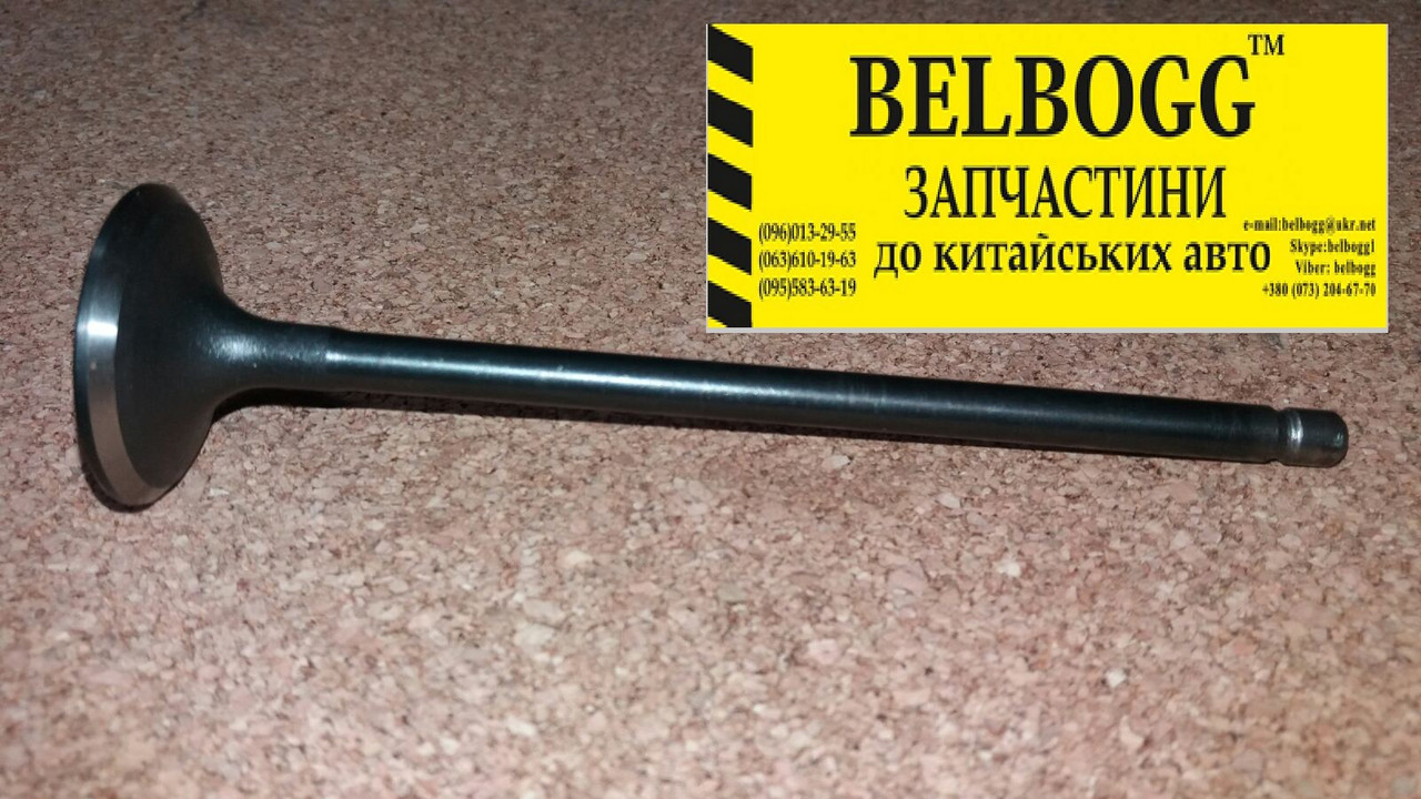 Клапан впускний 1,6 BYD F3, F3R, Бид Ф3, Ф3Р, Бід Ф3, фото 1