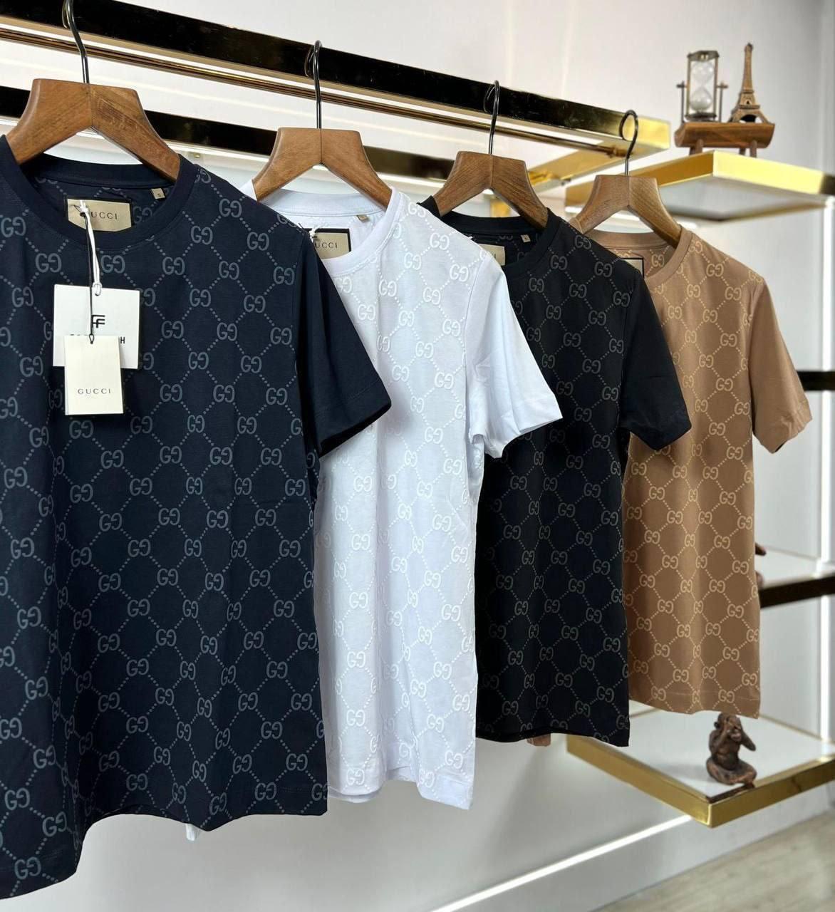 Чоловіча футболка GUCCI CK7841 чорна XXL