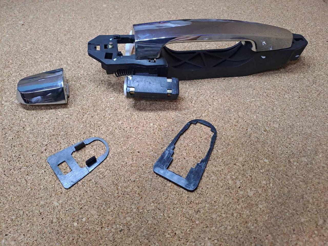 Ручка дверей зовнішня задня ліва (хром)BYD F3/F3R/БИД Ф3/БІД Ф3, фото 1