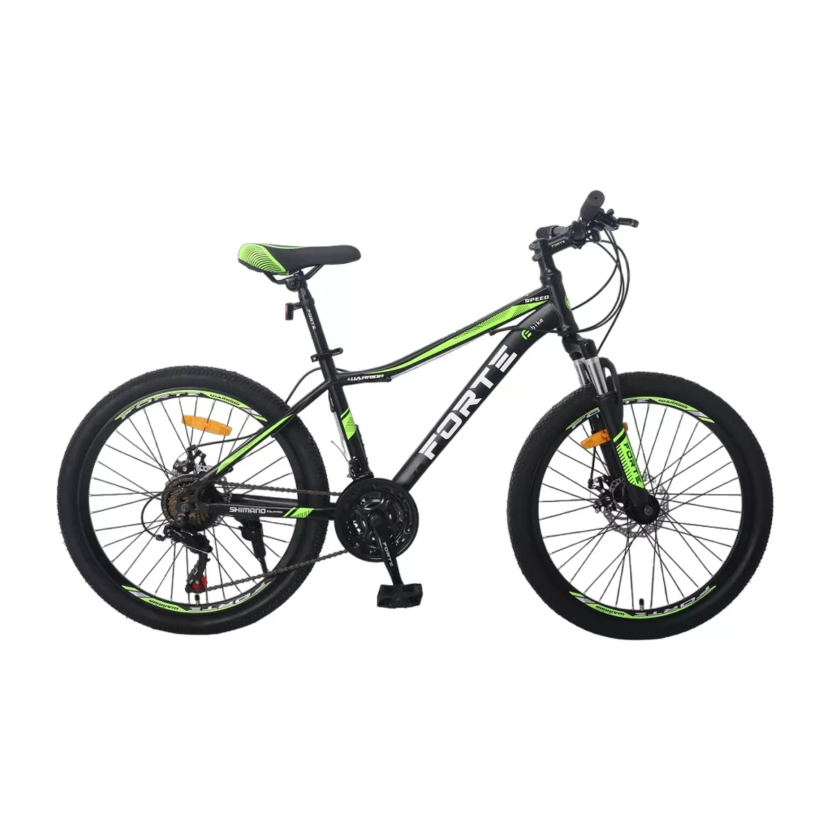 Велосипед FORTE WARRIOR 13"/ 26" чорно-жовтий (А)