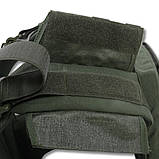 Плитоноска Kiborg GU gen.2 Хакі для бронеплит З швидким скиданням Виготовлені з Cordura 1000D 380 г/м² з NIR-просоченням, фото 5