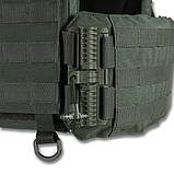 Плитоноска Kiborg GU gen.2 Хакі для бронеплит З швидким скиданням Виготовлені з Cordura 1000D 380 г/м² з NIR-просоченням, фото 6