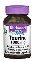 Таурин 1000мг, Bluebonnet Nutrition, 50 гелевых капсул