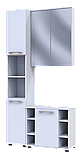 Комплект для ванної кімнати Doros Міра Білий ДСП 84х33х183.5 (41510133), фото 6