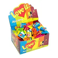 Love is Лове ис Любовь это упаковка жевательной резинки Ассорти жевательная резинка 420 г жевательная жвачка