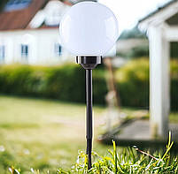 Набір садові світильники куля на сонячній батареї LED 2 шт, фото 6