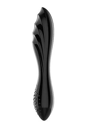 Подвійний фалоімітатор SATISFYER Dazzling Crystal 1 (black), фото 2