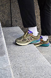 Кросівки чоловічі New Balance 990 V3 Olive Нью Беланс 990 В3 Олив 41