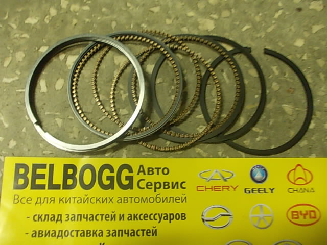 Кільця поршневі std 1,6 4G18 BYD F3 Бид Ф3, Бід Ф3, фото 1