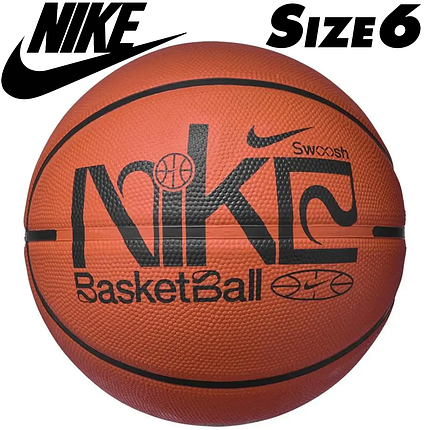 М'яч баскетбольний Nike Everyday Playground 8p Graphic Deflated Amber/Black/White, розмір №6, фото 1