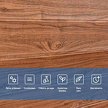 Самоклеюча 3D панель під дерево 19600x700x3мм SW-00002223, фото 5