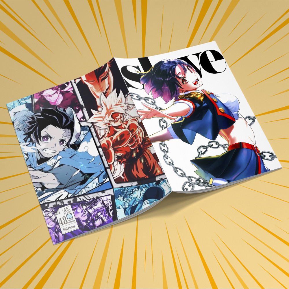 Зошит А5 48 арк. на скобі у клітинку 60 гр.м² Chained Soldier / Раб спеціального призначення 007