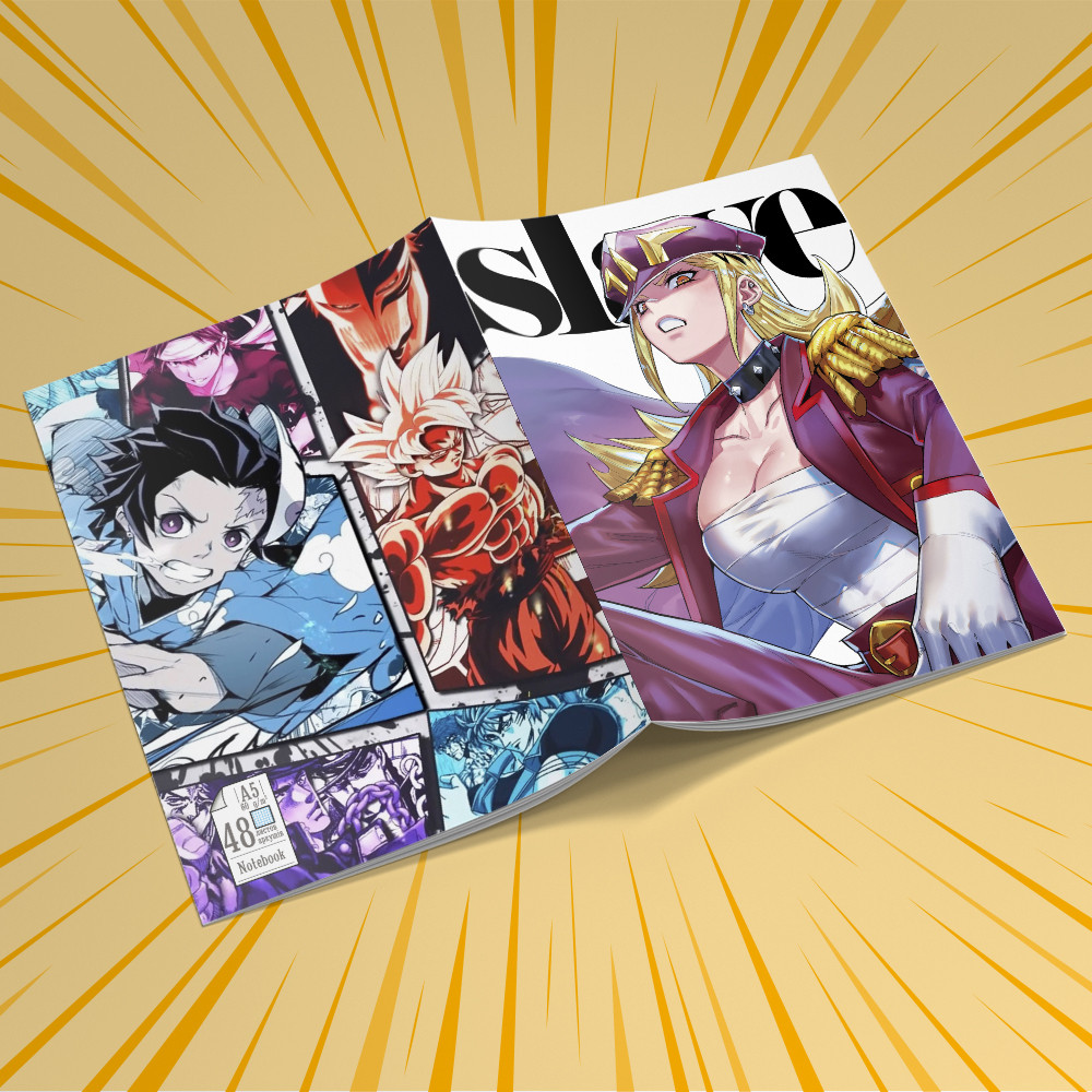 Зошит А5 48 арк. на скобі у клітинку 60 гр.м² Chained Soldier / Раб спеціального призначення 009