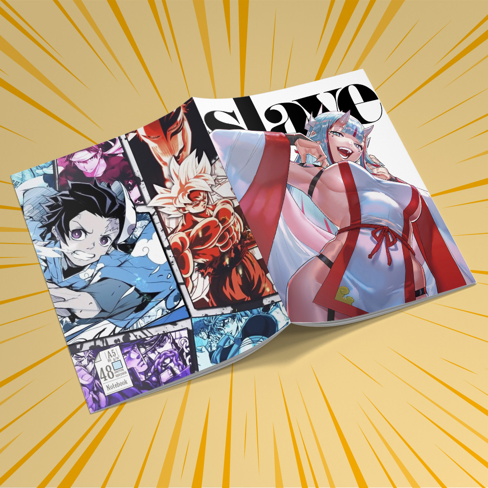 Зошит А5 48 арк. на скобі у клітинку 60 гр.м² Chained Soldier / Раб спеціального призначення 010