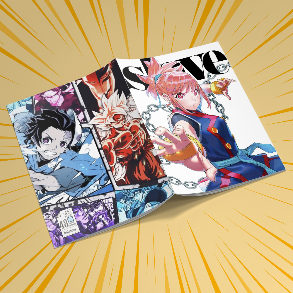 Зошит А5 48 арк. на скобі у клітинку 60 гр.м² Chained Soldier / Раб спеціального призначення 012