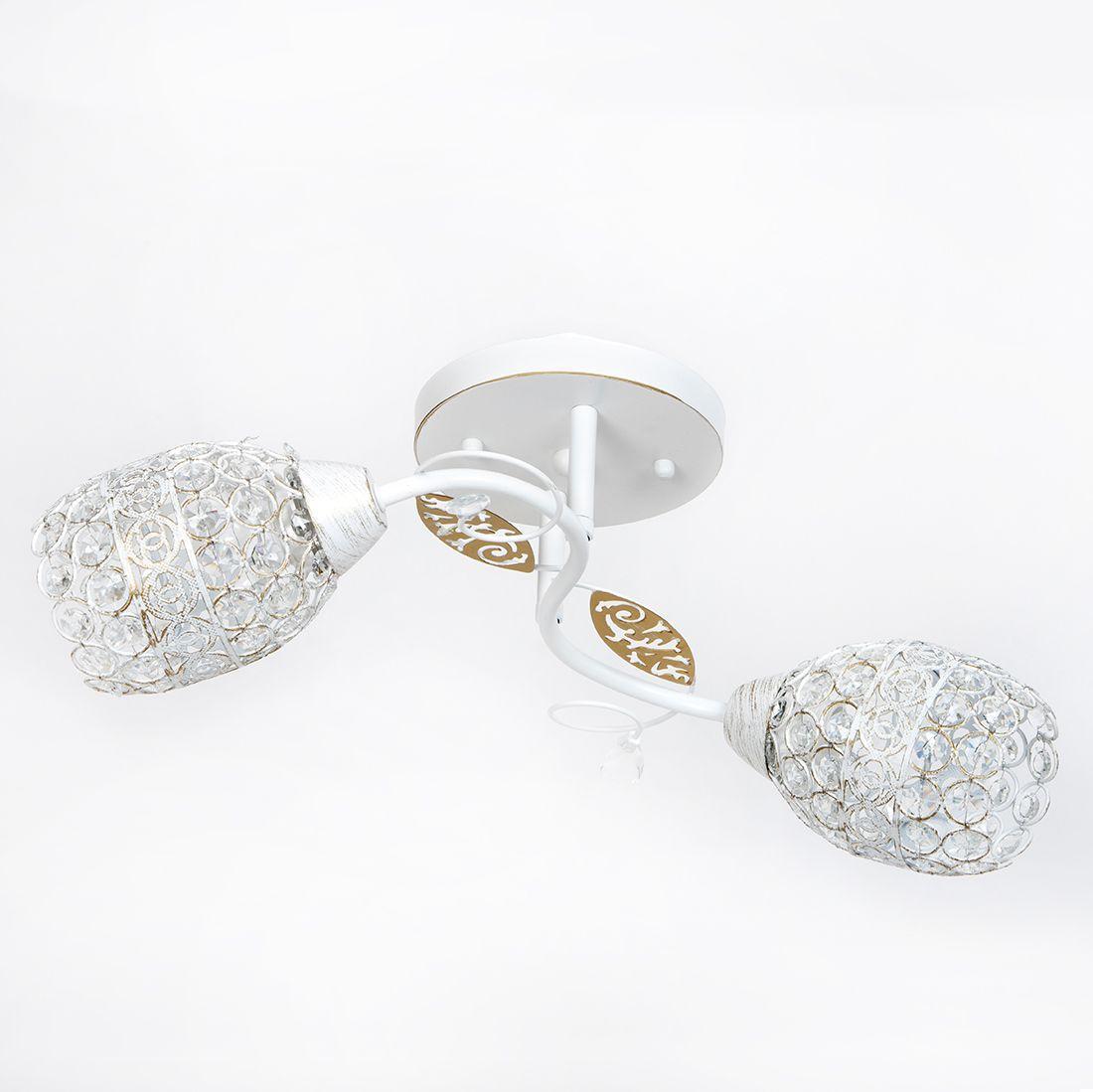 Люстра стельова на два плафони