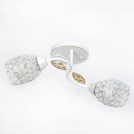 Люстра стельова на два плафони, фото 1