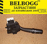 Підрульовий перемикач лівий (з управлінням світла п\т) BYD F3 F3R New F3, Бид Ф3, Бід Ф3, фото 3