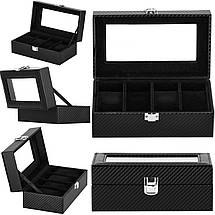 Скринька (органайзер) для зберігання годинника Springos 21 x 11 x 8.5 см HA1051 Poland, фото 3