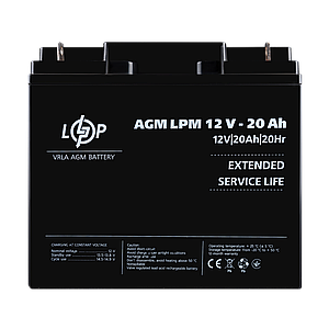 Акумулятор AGM LPM 12V - 20 Ah