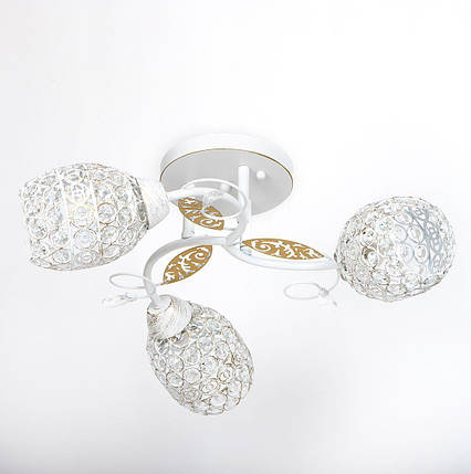 Люстра стельова на три плафони, фото 1