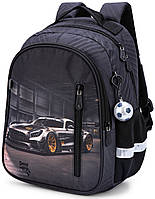 Ортопедический рюкзак в школу для мальчика School Standard с Машиной 38х28х16 см для первоклассника (160-5)