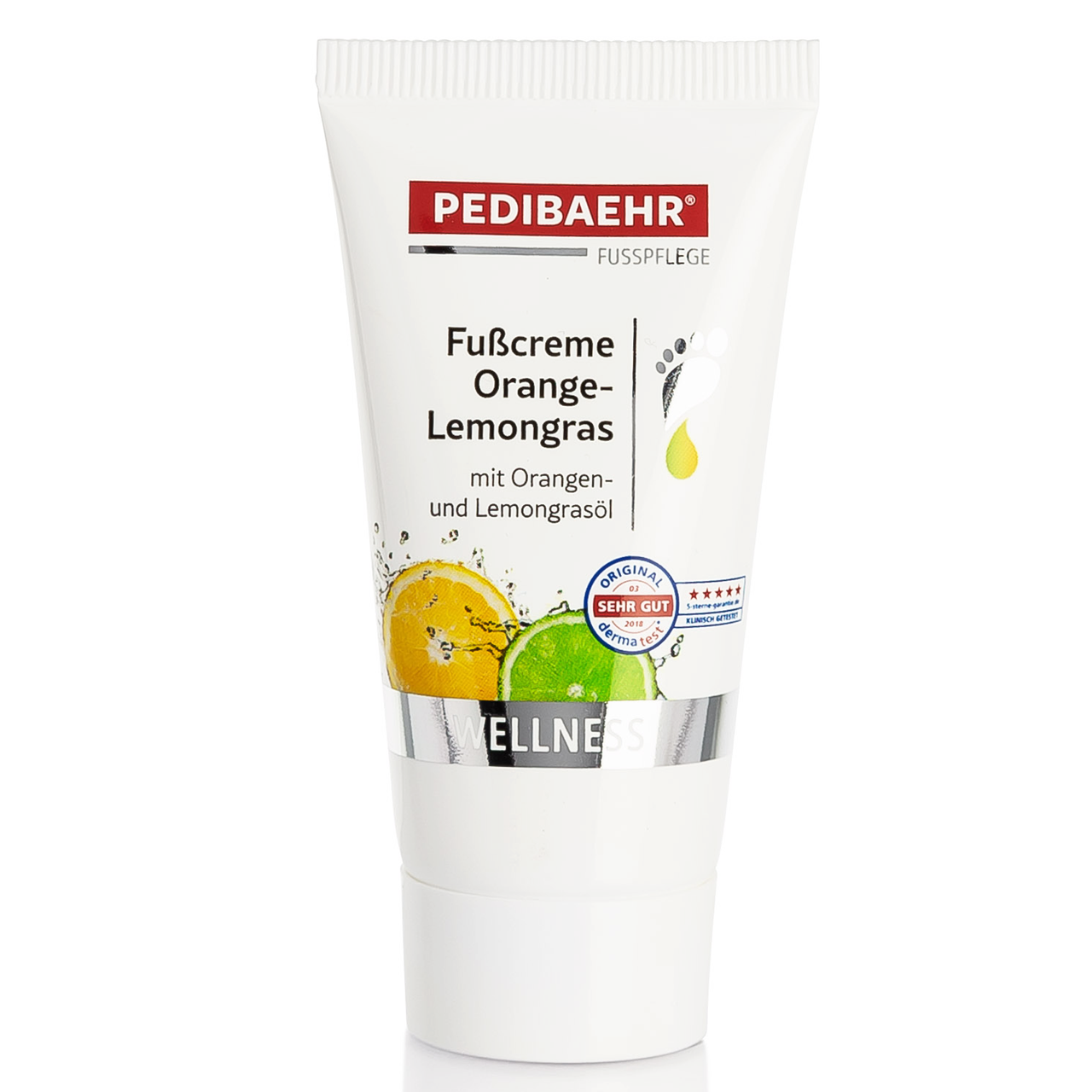 Крем для ніг BAEHR Orange-Lemongras, 30 мл олія апельсина та лайма