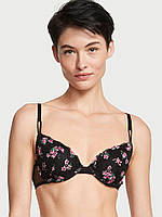 Бюстгалтер Victoria's Secret Sexy Tee Posey Lace Lightly Lined Demi Bra 36С Черный