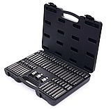 Набір біт TORX/RIBE/SPLINE /IMBUS 75 одиниць з адаптерами Kraft&Dele KD10954 в кейсі, фото 2
