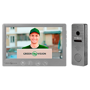Комплект відеодомофону GreenVision GV-002-GV-058+GV-005