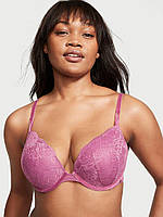 Бюстгальтер Victoria's Secret Sexy Tee Fleur Noir Lace Push-Up Bra 36B Розовый