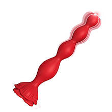 Анальний стимулятор - Rosestick Red, 9 Vibration Functions