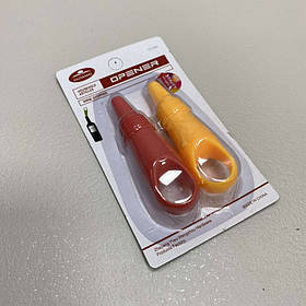 Набір пробок для пляшки 2 шт пластикові Stenson R89021