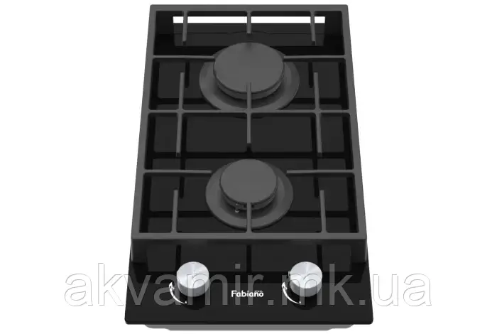 Газова варильна поверхня Fabiano FHG 862 VGH Black Glass