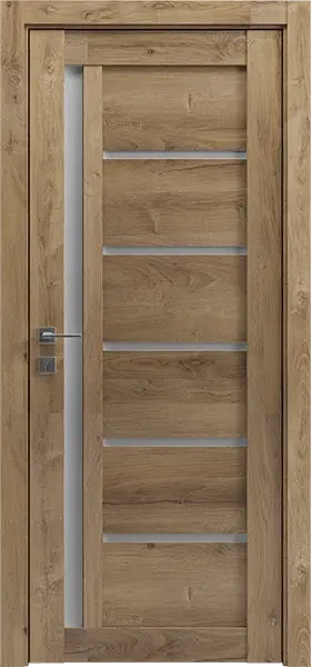 Міжкімнатні Двері Гранд Lux 6 Шервуд скло сатин