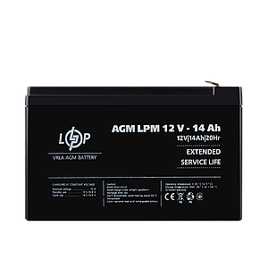 Акумулятор AGM LPM 12V - 14 Ah