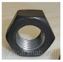 Гайка М42 шестигранна стандартна метрична вагова без покриття ГОСТ5927-70 DIN 934 крок різьби 4,5 мм, фото 1