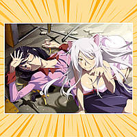 Плакат А4 Аніме Monogatari / Моногатарі 004