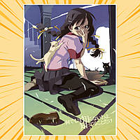 Плакат А4 Аніме Monogatari / Моногатарі 009