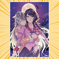 Плакат А4 Аніме Monogatari / Моногатарі 012