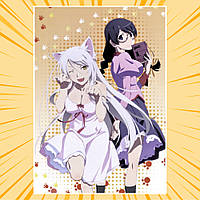 Плакат А4 Аніме Monogatari / Моногатарі 015