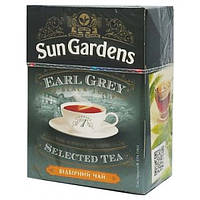 Чай Sun Gardens OP Earl Grey крупнолистовий з бергамотом 90 грам