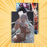 Зошит А5 48 арк. на пружині у клітинку 60 гр.м² Monogatari / Моногатарі 006