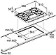 Варильна поверхня газова FHG 8655 VGHT Inox, фото 4