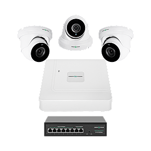 Комплект відеоспостереження на 3 камери GV-IP-K-W81/03 5MP