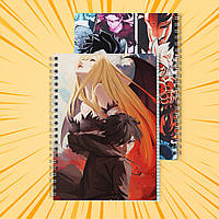 Зошит А5 48 арк. на пружині у клітинку 60 гр.м² Monogatari / Моногатарі 016