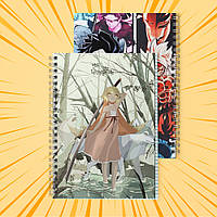 Зошит А5 48 арк. на пружині у клітинку 60 гр.м² Monogatari / Моногатарі 020