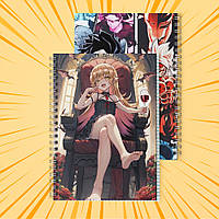 Зошит А5 48 арк. на пружині у клітинку 60 гр.м² Monogatari / Моногатарі 022